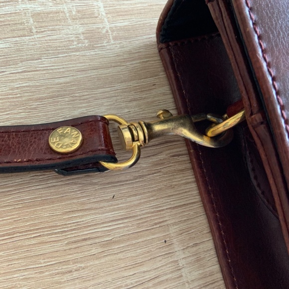 Vintage De Fanal Paris Genuine Leather Crossbody Women’s Handbag - Picture 10 of 11